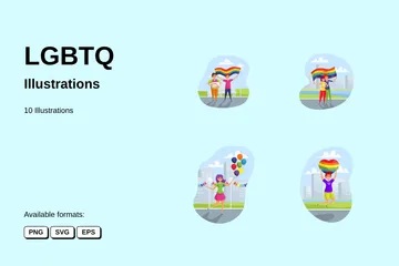 LGBTQ Pack d'Illustrations