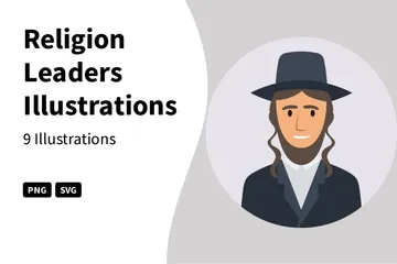 Líderes Religiosos Pacote de Ilustrações