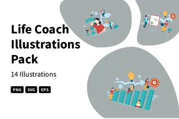 Life Coach Illustration Pack