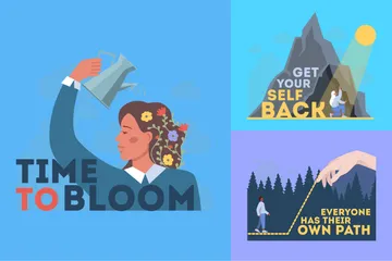 Life Coaching Illustration Pack