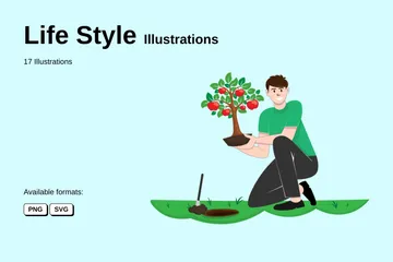 Life Style Illustration Pack