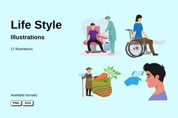 Life Style Illustration Pack