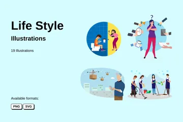 Life Style Illustration Pack