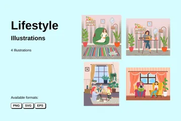 Lifestyle Illustration Pack