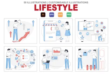 Lifestyle Illustration Pack