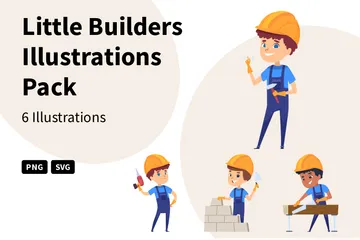 Little Builders Illustration Pack