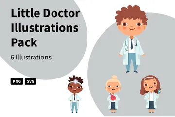 Little Doctor Illustration Pack