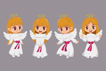 Little Girl Character Illustration Pack