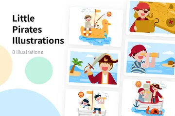 Little Pirates Illustration Pack