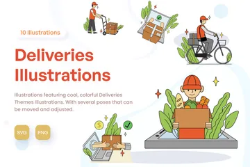 Livraisons Pack d'Illustrations