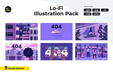 Lo Fi Illustrationspack