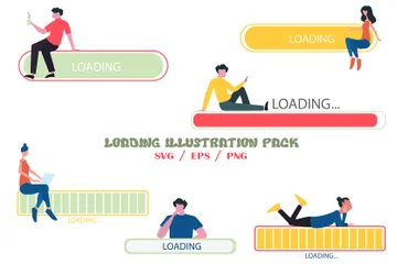 Loading Illustration Pack Illustration Pack