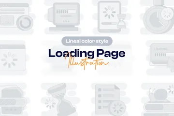 Loading Page Illustration Pack