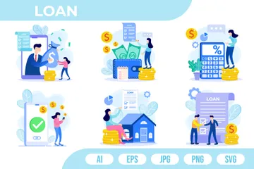 Loan Illustration Pack