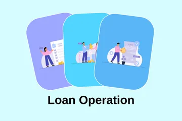 Loan Operation Illustration Pack