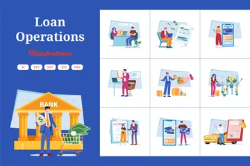 Loan Operations Illustration Pack