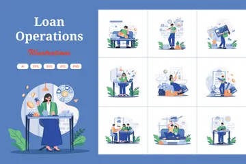 Loan Operations Illustration Pack