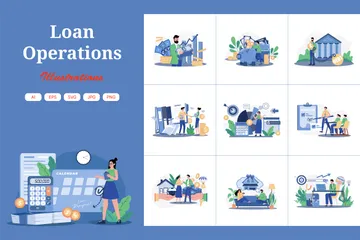 Loan Operations Illustration Pack