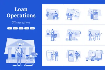 Loan Operations Illustration Pack