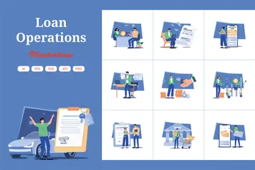 Loan Operations Illustration Pack