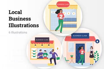 Local Business Illustration Pack