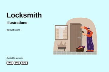 Locksmith Illustration Pack