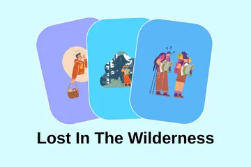 Lost In The Wilderness Illustration Pack