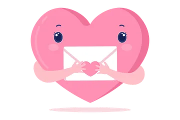 Love Letter Background Illustration Pack