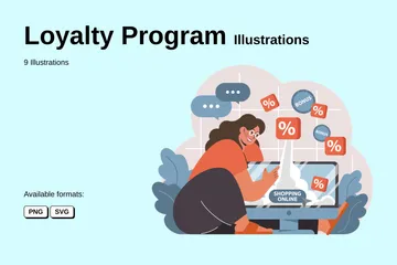Loyalty Program Illustration Pack