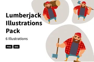 Lumberjack Illustration Pack