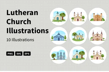 Lutheran Church Illustration Pack