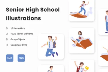 Lycée Pack d'Illustrations