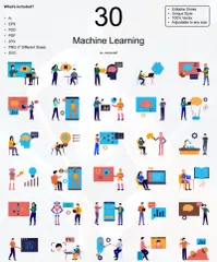 Machine Learning Illustration Pack
