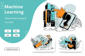 Machine Learning Illustration Pack