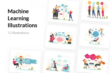 Machine Learning Illustration Pack