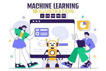 Machine Learning Illustration Pack