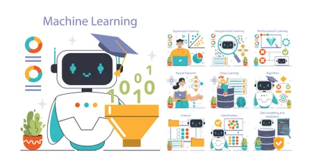 Machine Learning Illustration Pack