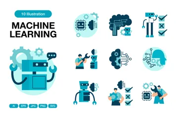 Machine Learning Illustration Pack