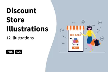 Magasin discount Pack d'Illustrations