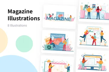 Magazine Illustration Pack