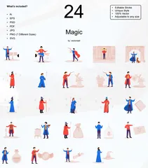 Magia Paquete de Ilustraciones