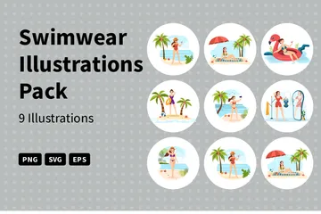 Maillots de bain Pack d'Illustrations