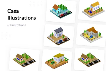 Maison Illustration Pack