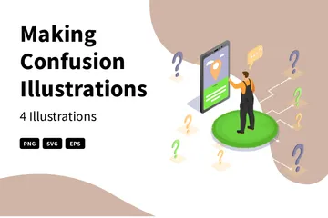 Making Confusion Illustration Pack