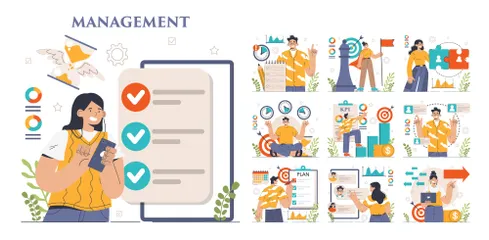 Management Illustration Pack