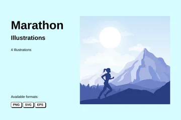Marathon Illustration Pack