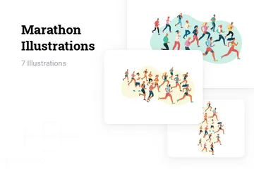 Marathon Illustration Pack