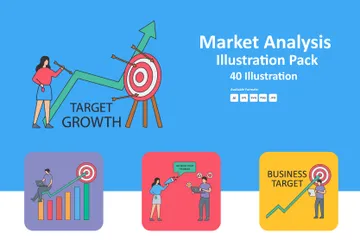 Market Analysis Illustration Pack