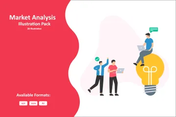 Market Analysis Illustration Pack