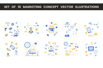 Marketing Illustration Pack